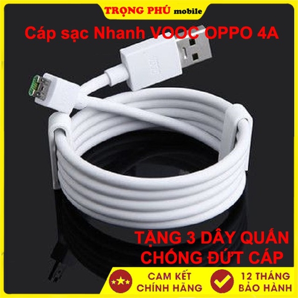 Cáp sạc Nhanh Vooc OPPO V8 Micro Zin