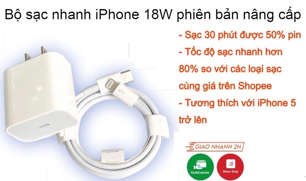 Cáp Sạc IPhone 11-14 20w Zin hãng typeC-Lighting 220
