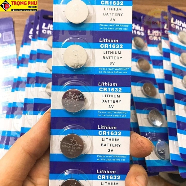 Pin cmos CR1632 cho remode, gậy chụp hình