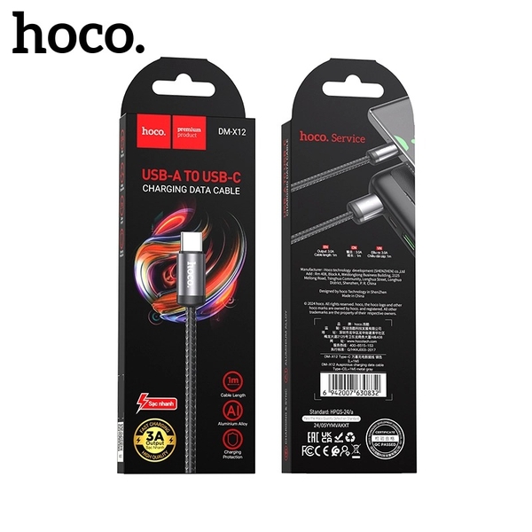 Cáp sạc Hoco DM-X12