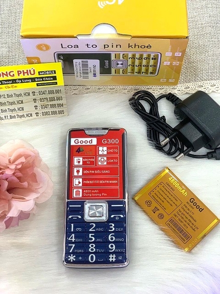 Điện thoại Good G300 4g Người già Loa to pin khõe