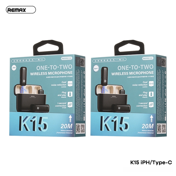 Mic Thu âm Quay Phim Remax K15. 2 Mic