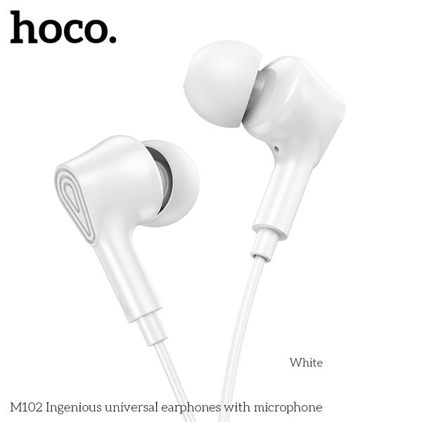 Tai nghe dây Hoco M102 đầu tròn 3.5