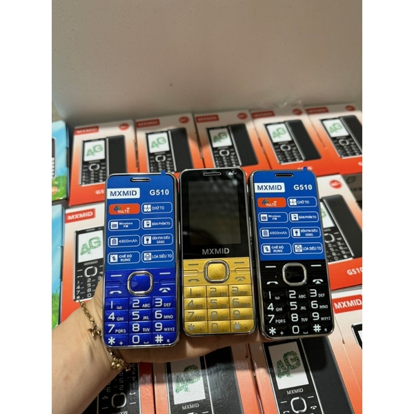 Điện thoại Người già MXMID G510 4G - Sóng 4G chuẩn