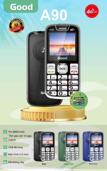 Điện thoại Good A90 4G - Sóng 4G chuẩn