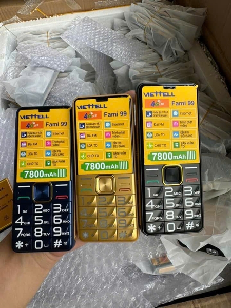 Điện thoại Viettell Fami 99 4G - Sóng 4G chuẩn