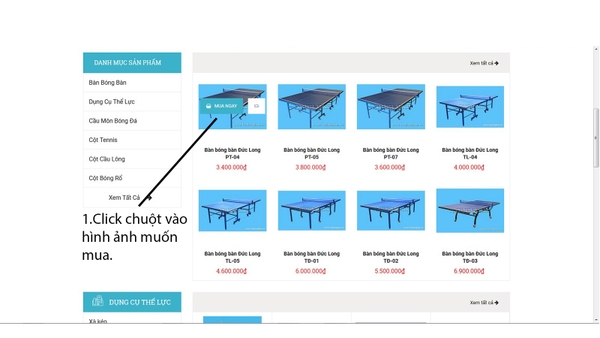 Hướng dẫn mua hàng trên web