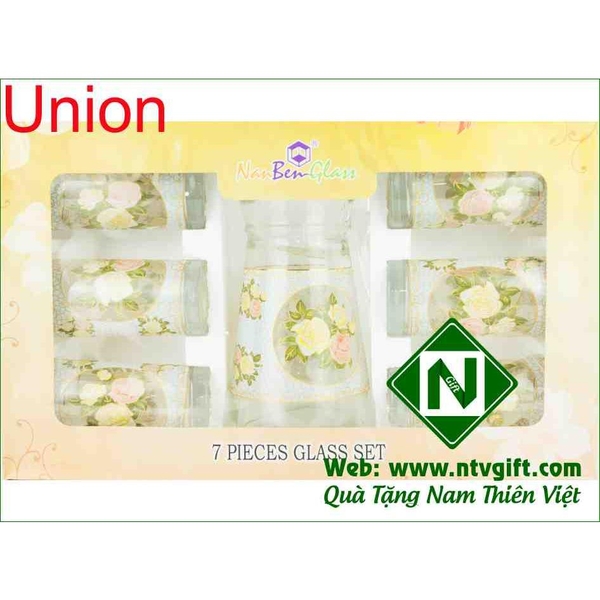 Bộ bình ly thủy tinh giá rẻ 16022