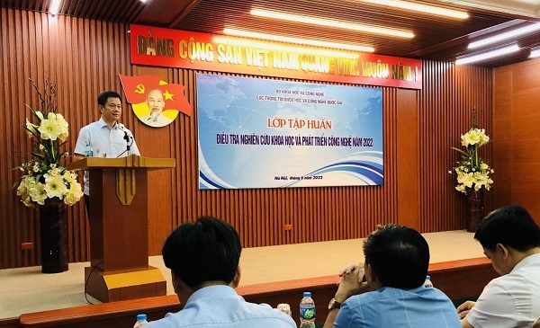 Tập huấn điều tra nghiên cứu khoa học và phát triển công nghệ năm 2022