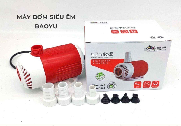 MÁY BƠM HỒ CÁ BAOYU 106 , CÔNG SUẤT 5000L/H , ĐẨY CAO 4M , ( 75W )