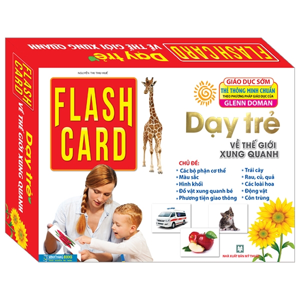 Flash Card - Giáo Dục Sớm Thẻ Thông Minh Chuẩn Glenn Doman