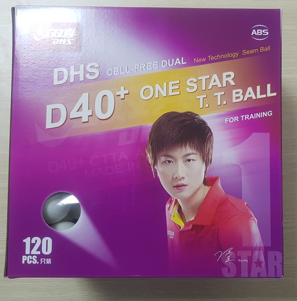 Quả bóng bàn DHS 40+ Cell Free Dual (Hộp 120 quả)