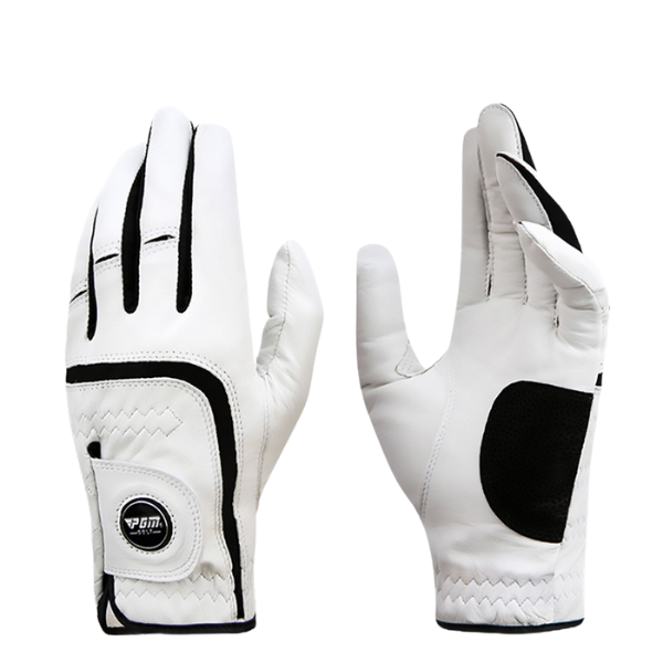 Găng Tay Golf Da Cừu Đính Kèm Mark Bóng - PGM Gloves With Marker - ST021