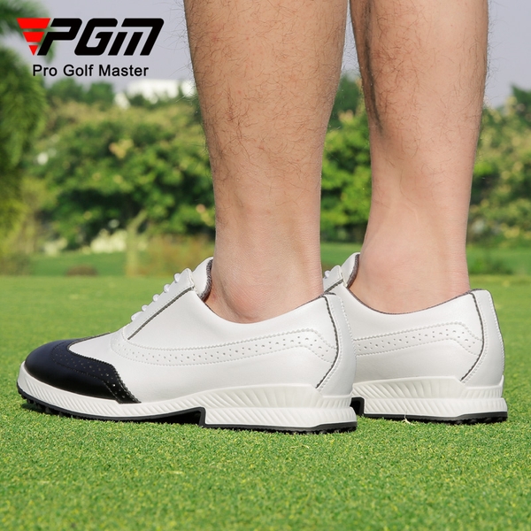 Giày Golf Nam Chống Nước Chống Trơn Trượt - PGM Men's Waterproof Golf Shoes - XZ256