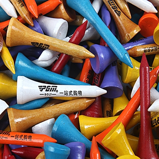 SET 15 Tee Golf Gỗ Nhiều Màu - PGM QT003