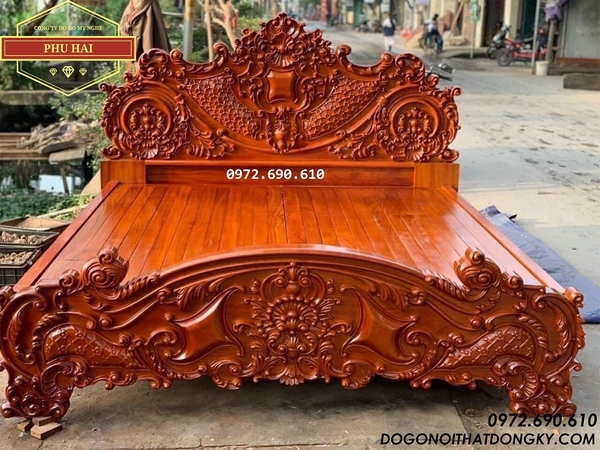 giường ngủ gỗ
