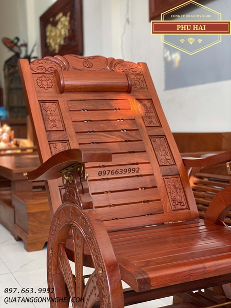 ghế lười gỗ hương