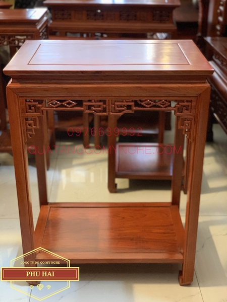 Đôn gỗ hình chữ nhật 60 x 40 cao 80