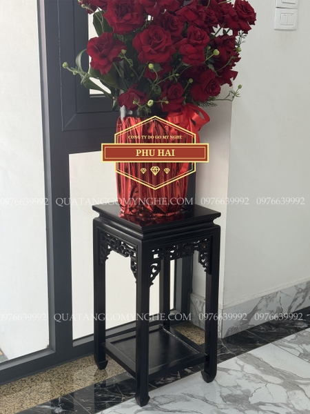 Đôn Gỗ Vuông 60 x 35 cm