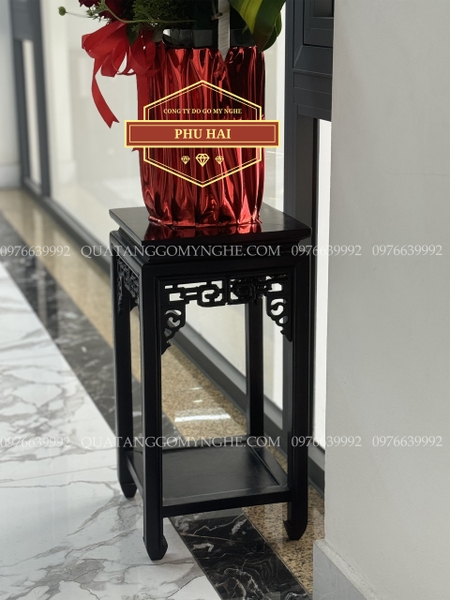 Đôn Gỗ Vuông 60 x 35 cm Để Chậu Hoa