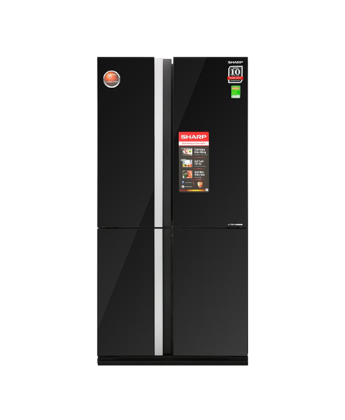 Tủ lạnh Sharp Inverter 605 lít SJ-FX688VG-BK
