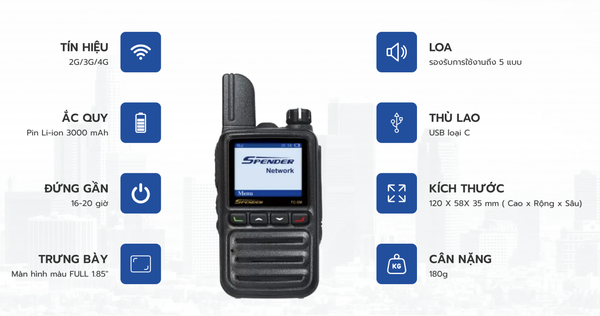 Máy bộ đàm Spender TC-5M