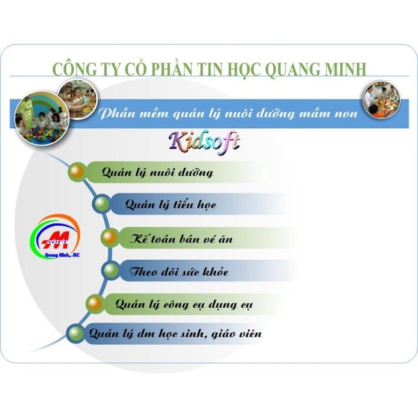 Phần mềm quản lý dinh dưỡng Kidsoft