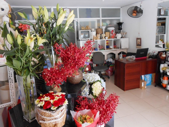 Cửa hàng kinh doanh hoa tươi huyện Bá Thước - Thanh Hóa