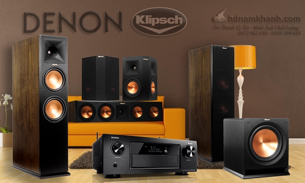 Amply Denon AVR-X4500H + Loa Klipsch RP 280FA 5.1.2