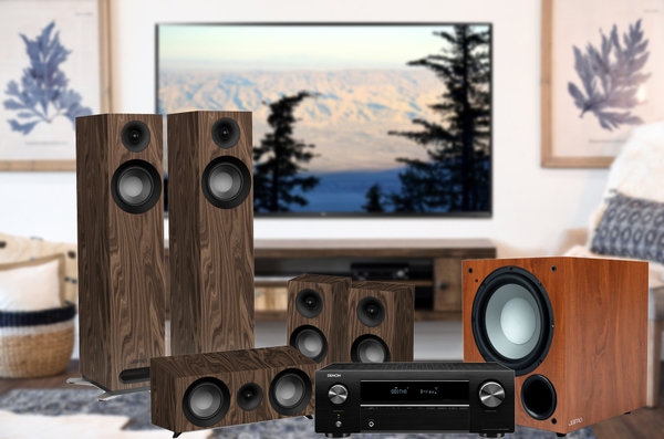 Amply Denon X250BT + Loa Jamo S805 + Sub Jamo C912