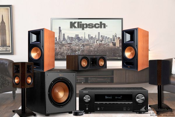Bộ 5.1 Amply Denon X1700H - Loa 5.1 Klipsch RB-81 ii