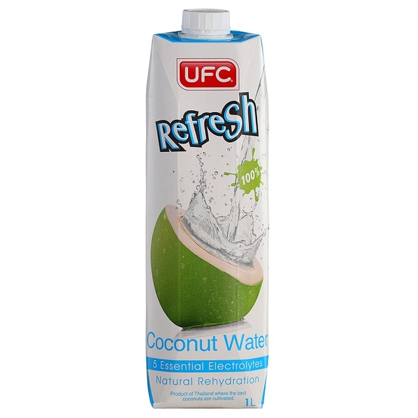 Nước dừa tự nhiên 100% UFC hộp 1 lít
