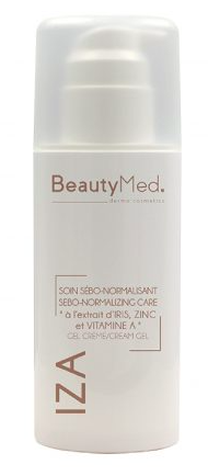 Crème Gel Beauty Med IZA - Séboregulateur 50 Ml - Neuf Authentique Sans Emballage