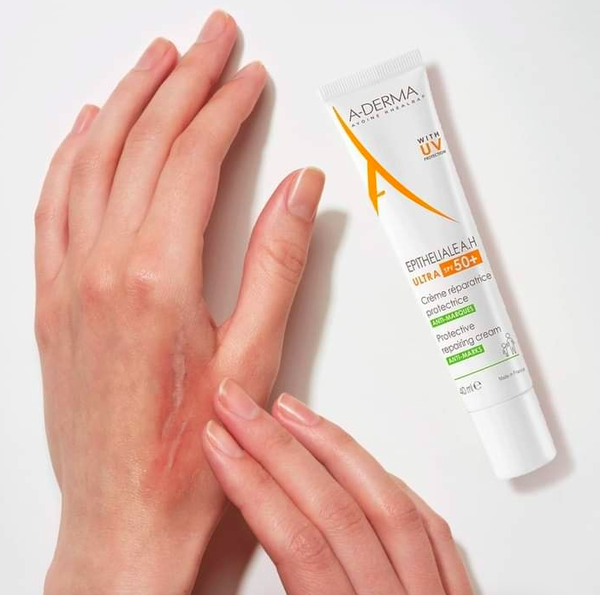 Kem chống nắng dưỡng ẩm, phục hồi cho da nhạy cảm A-Derma Epitheliale A.H Ultra SPF50+ 40ml - Ảnh 4