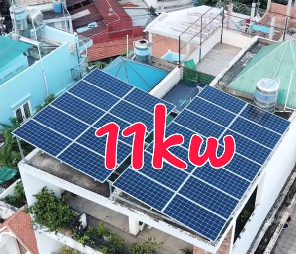 Báo giá điện năng lượng mặt trời 11.2KW hòa lưới