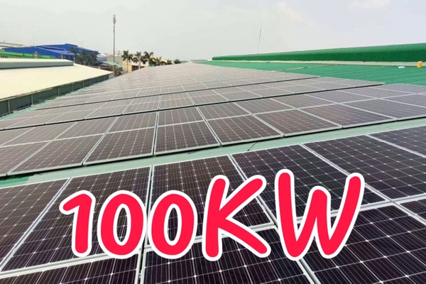 Báo giá điện năng lượng mặt trời 100.3KW hòa lưới