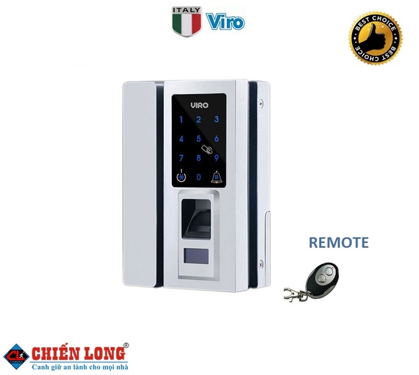 Khóa cửa kính bằng vân tay Smartlock 4in1 Viro VR-E11