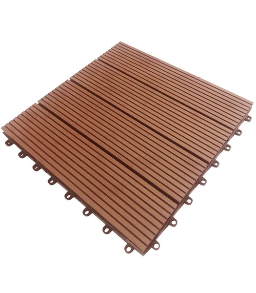 Tấm nhựa giả gỗ vật liệu lót sàn lối đi ngoài trời Koswood -VI300X300-VG