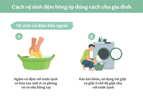 Cách vệ sinh đệm 4.0