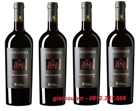 BÁN VANG Ý CARDINALE PRIMITIVO DI MANDURIA GIÁ TỐT NHẤT