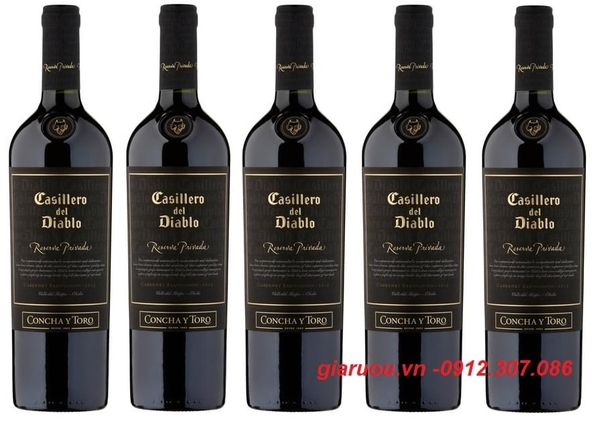 PHÂN PHỐI VANG CONCHA Y TORO CASILLERO DEL DIABLO RESERVA PRIVADA