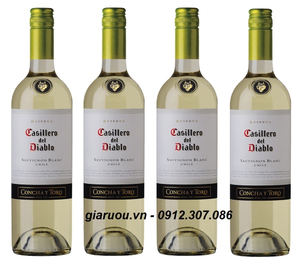 VANG CHILE CASILLERO DEL DIABLO SAUVIGNON BLANC ĐƯỢC ƯA CHUỘNG NHẤT