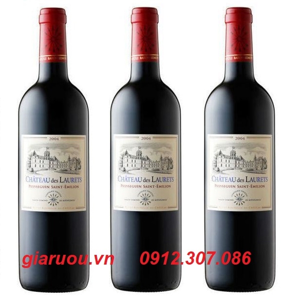 BÁN BUÔN VANG PHÁP CHATEAU DES LAURETS PUISSEGUIN SAINT EMILION