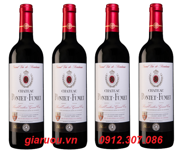 CUNG CẤP VANG PHÁP CHATEAU PONTET FUMET SAINT EMILION GRAND CRU