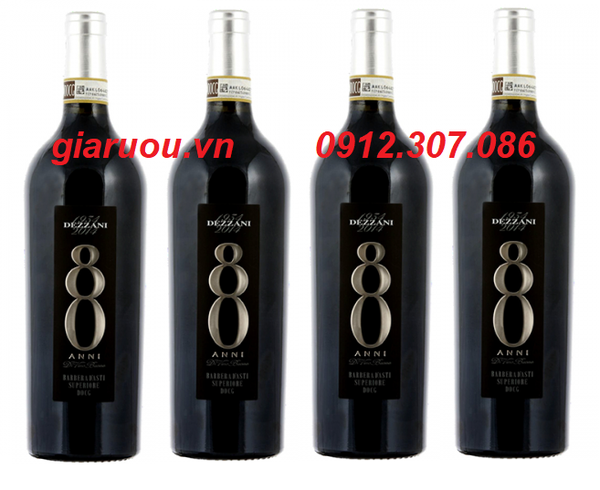 RƯỢU VANG Ý 80 ANNI DEZZANI PHỤC VỤ TIỆC CƯỚI GIÁ RẺ NHẤT - 518.000đ