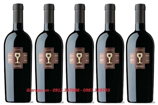 DICIOTTO SCHOLA SARMENTI PRIMITIVO 18 ĐỘ GIÁ RẺ NHẤT
