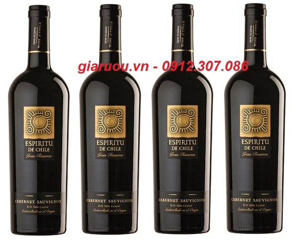 TỔNG ĐẠI LÝ VANG ESPIRITU DE CHILE GRAN RESERVA CABERNET SAUVIGNON