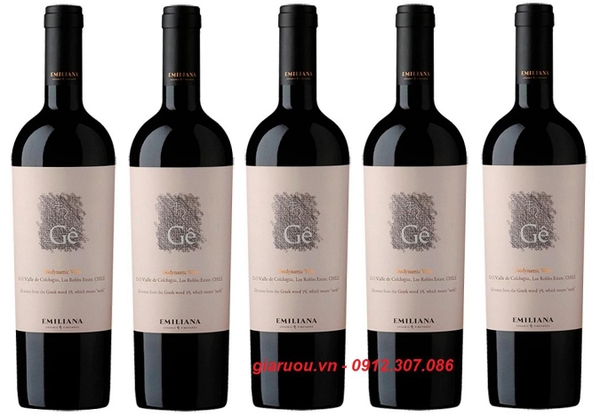 PHÂN PHỐI, BÁN BUÔN VANG CHILE EMILIANA GÊ ENSAMBLAJE