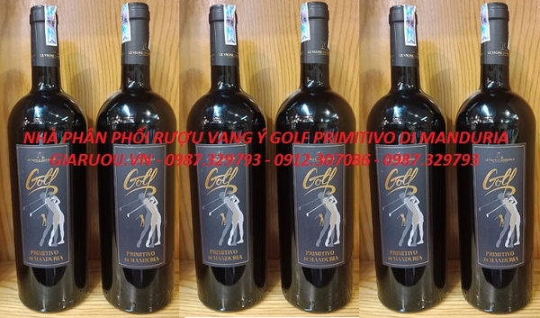 NHÀ PHÂN PHỐI, BÁN BUÔN RƯỢU VANG Ý GOLF PRIMITIVO DI MANDURIA