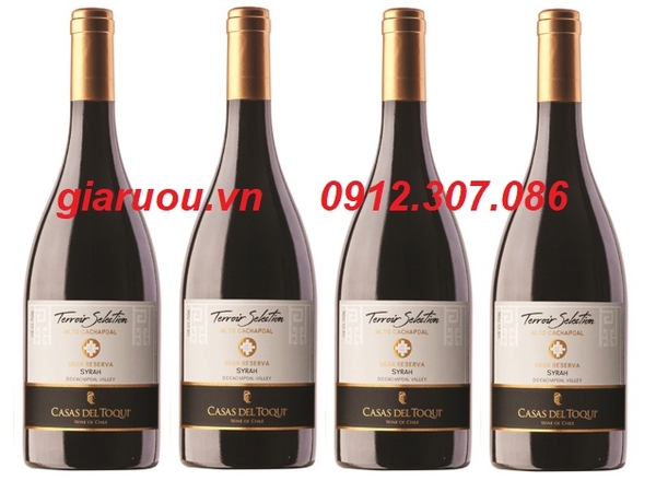 TỔNG ĐẠI LÝ VANG CHILE CASAS DEL TOQUI GRAN RESERVA SYRAH TẠI MIỀN BẮC